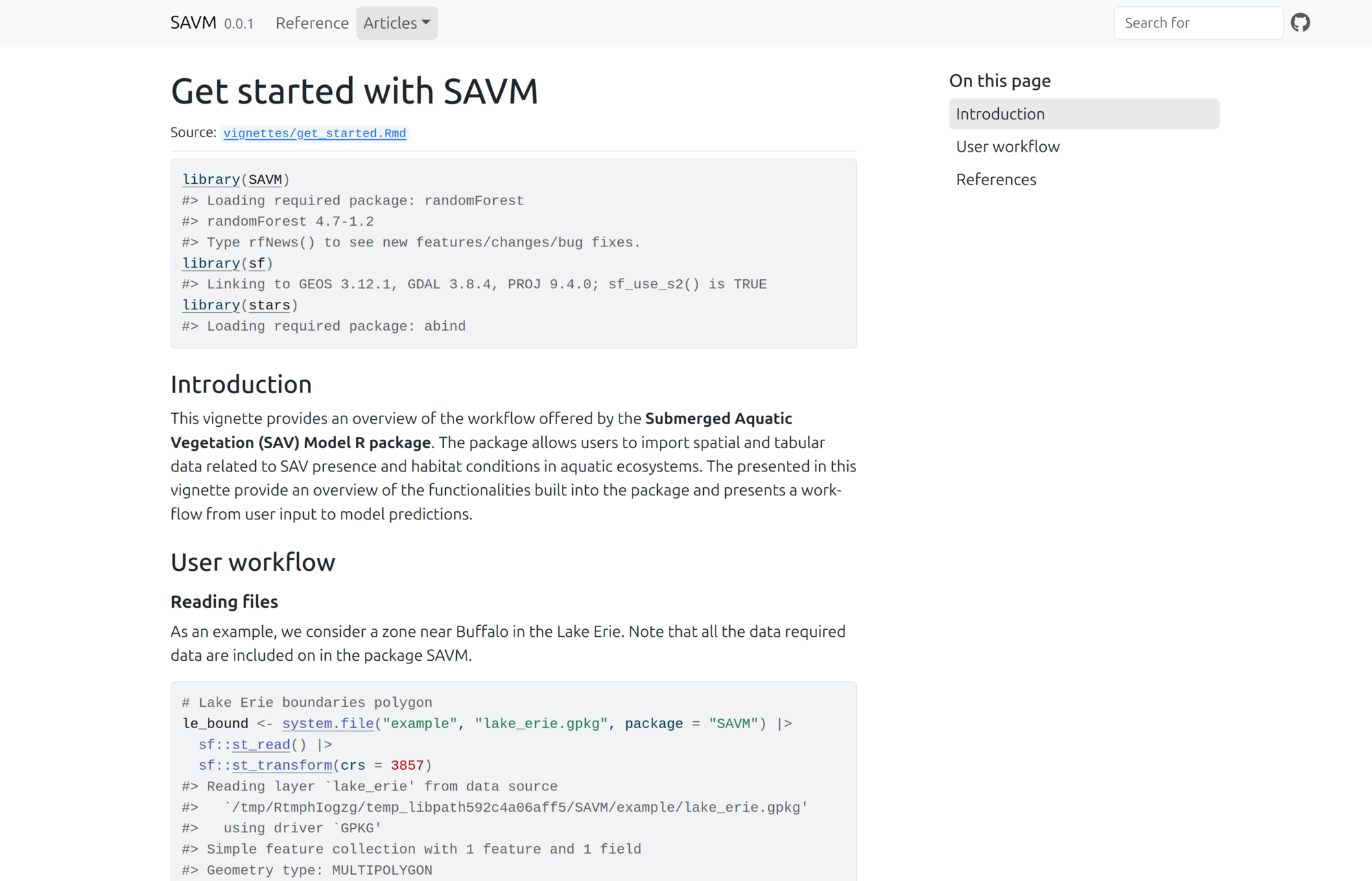 Package R pour la prédiction de la végétation aquatique submergée dans les Grands Lacs
