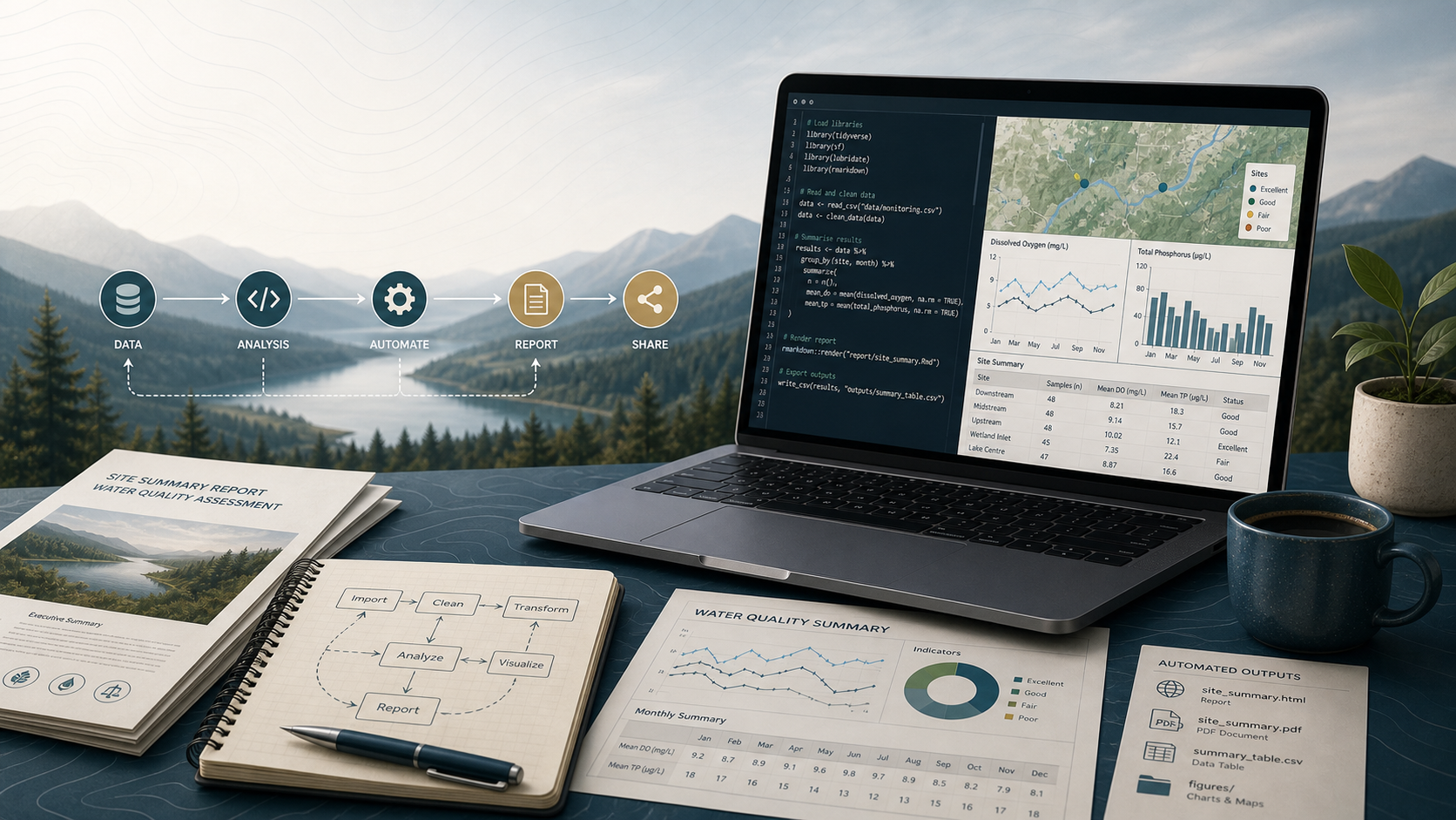 Building Practical Automated Reporting Workflows workshop cover