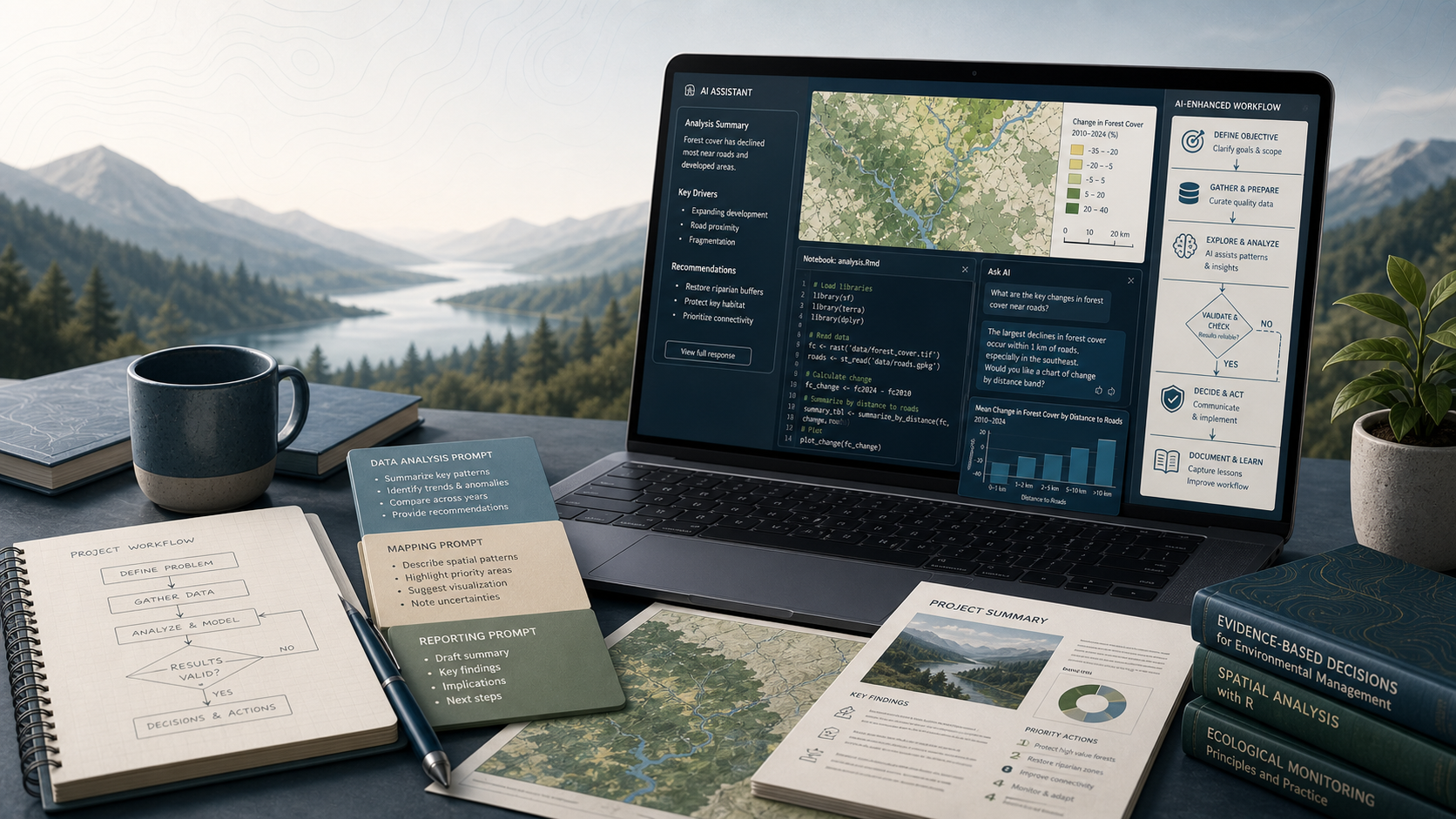 Practical AI for Environmental Workflows workshop cover