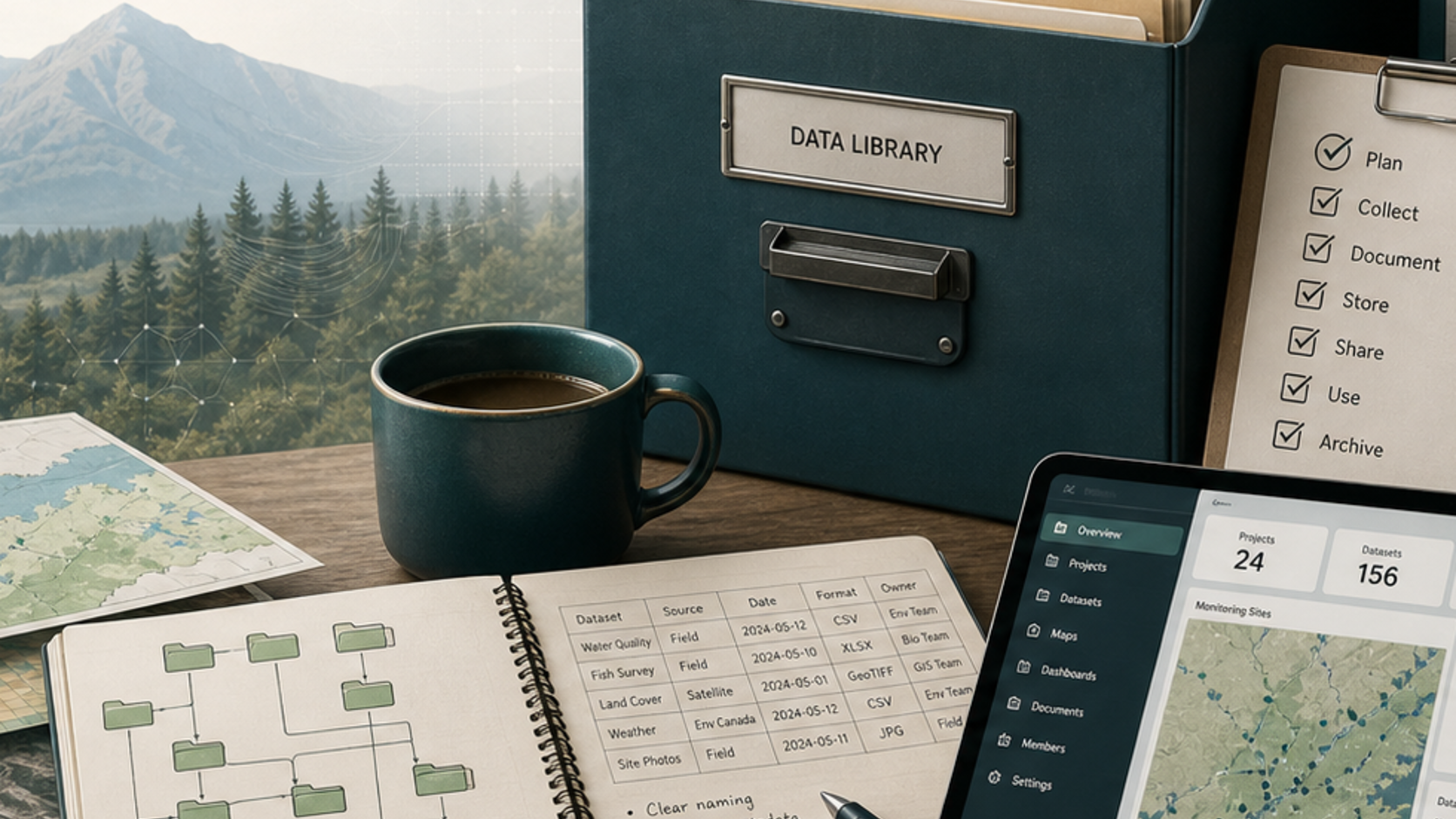 A draft data management plan